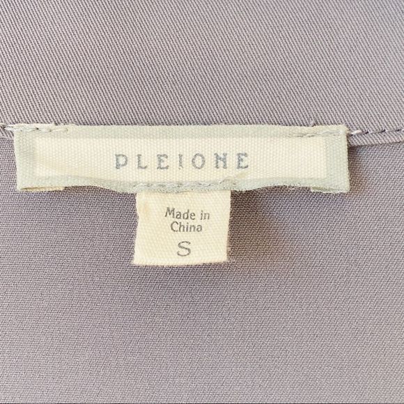 Pleione Roll Sleeve Drawstring Tie Waist Jacket S - Picture 4 of 9